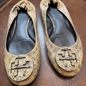 Leopard Print Tory Burch Flats
